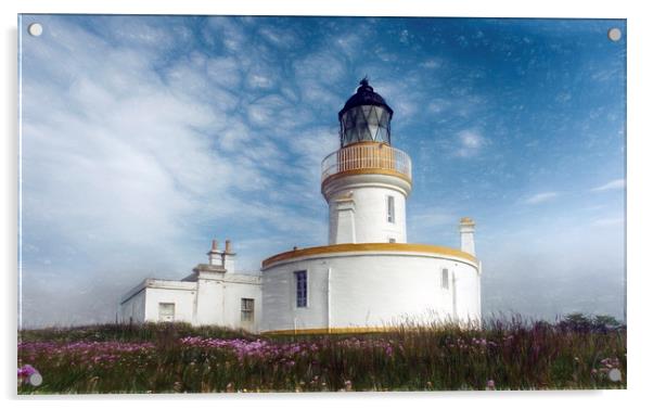 Chanonry Point Lighthouse Acrylic by Alan Simpson