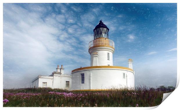 Chanonry Point Lighthouse Print by Alan Simpson