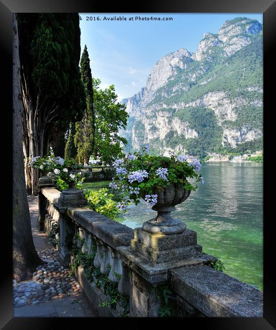 Lake Garda Italy Framed Print by Jeff Hardwick
