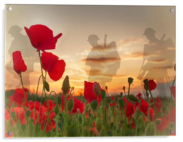 Remembrance Acrylic by Phil Clements