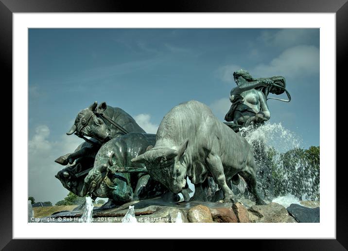 Copenhagen Chariot Framed Mounted Print by Rob Hawkins