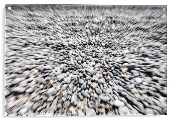 Pebbles on the beach Acrylic by Massimo Lama