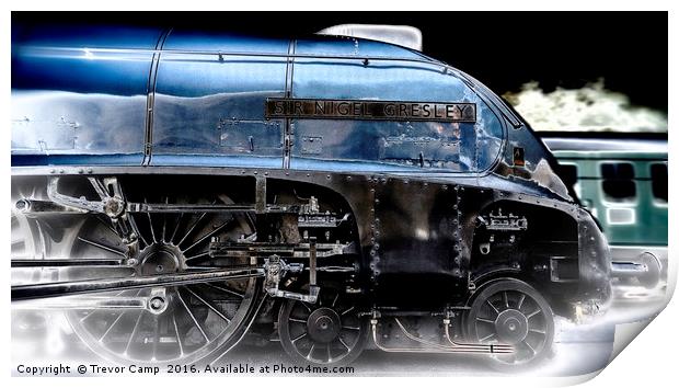 Sir Nigel Gresley Print by Trevor Camp