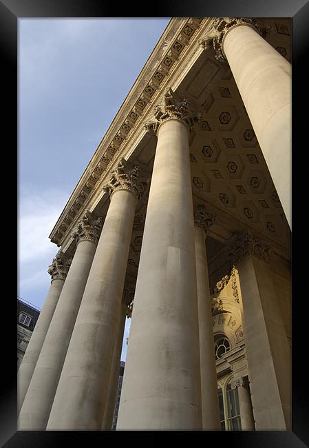 Royal Exchange Framed Print by Iain McGillivray