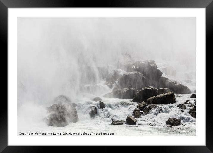 Niagara falls,Canada Framed Mounted Print by Massimo Lama