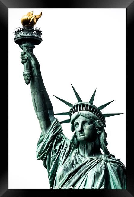 Statue of liberty Framed Print by Massimo Lama