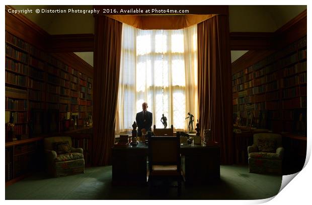 Old Library Print by Distortion Photography
