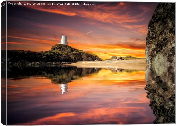 Morning light over LLanddwyn Island Canvas Print by K7 Photography