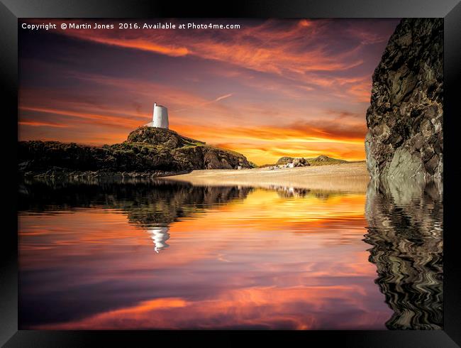 Morning light over LLanddwyn Island Framed Print by K7 Photography