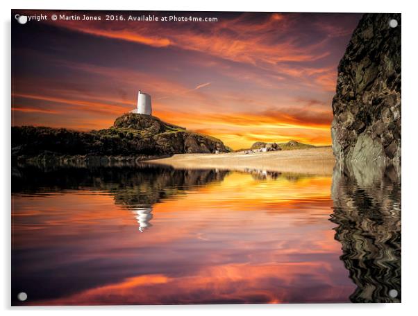 Morning light over LLanddwyn Island Acrylic by K7 Photography