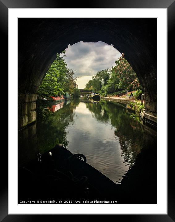 light at the end of the tunnel Framed Mounted Print by Sara Melhuish