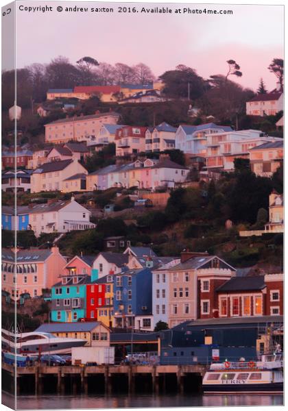 KINGSWEAR. Canvas Print by andrew saxton