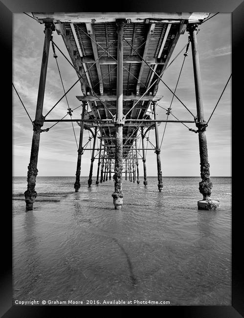 Saltburn Pier Framed Print by Graham Moore