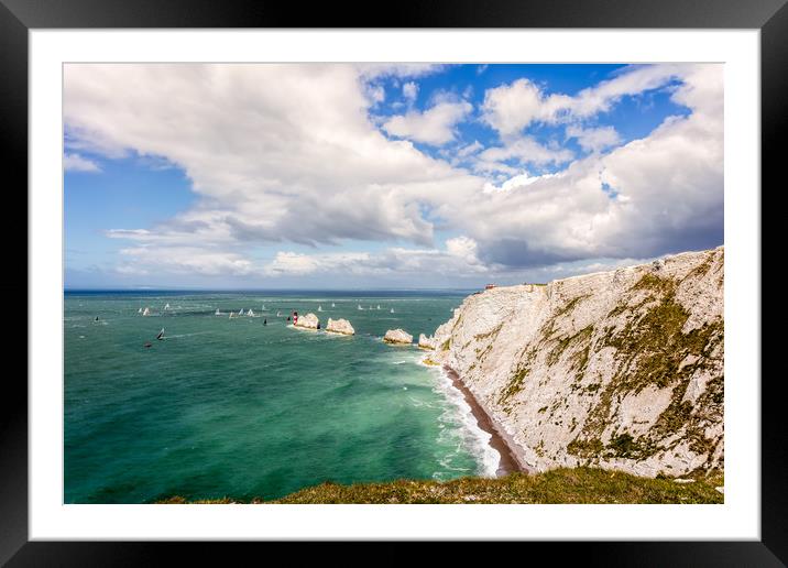 Round The Island 2016 Framed Mounted Print by Wight Landscapes