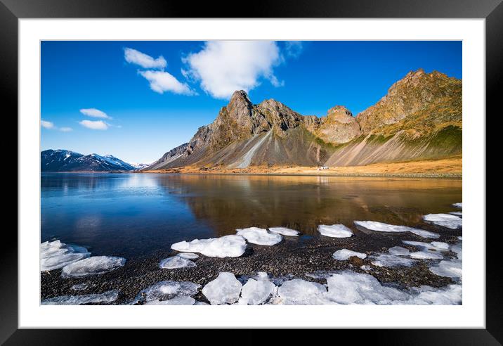 Water and Ice Framed Mounted Print by Svetlana Sewell