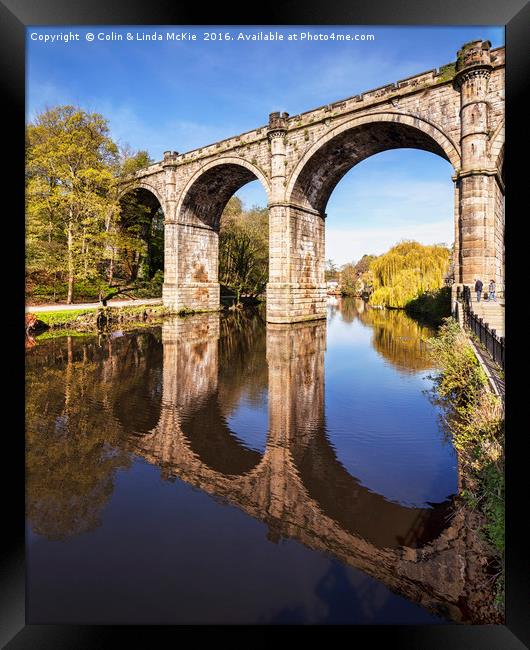 Knaresborough Viaduct, North Yorkshire Framed Print by Colin & Linda McKie