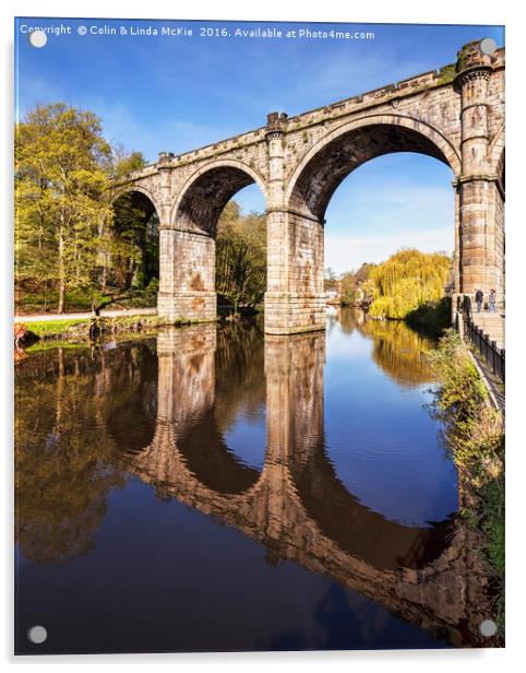 Knaresborough Viaduct, North Yorkshire Acrylic by Colin & Linda McKie
