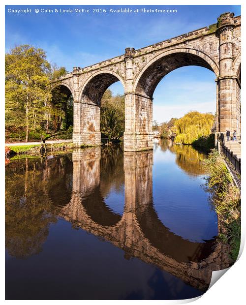 Knaresborough Viaduct, North Yorkshire Print by Colin & Linda McKie