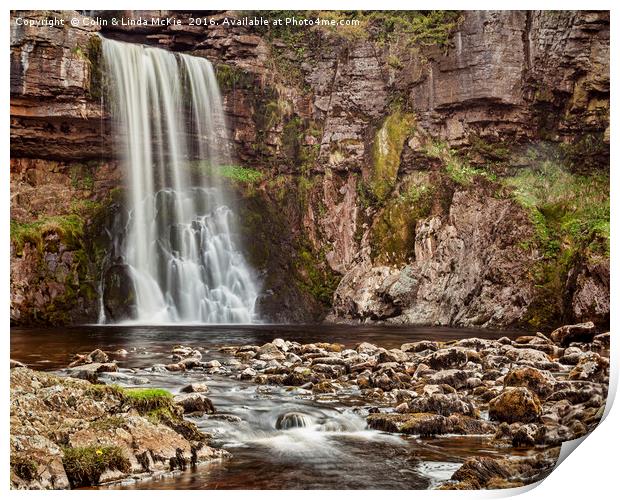 Thornton Force, Yorkshire Dales Print by Colin & Linda McKie