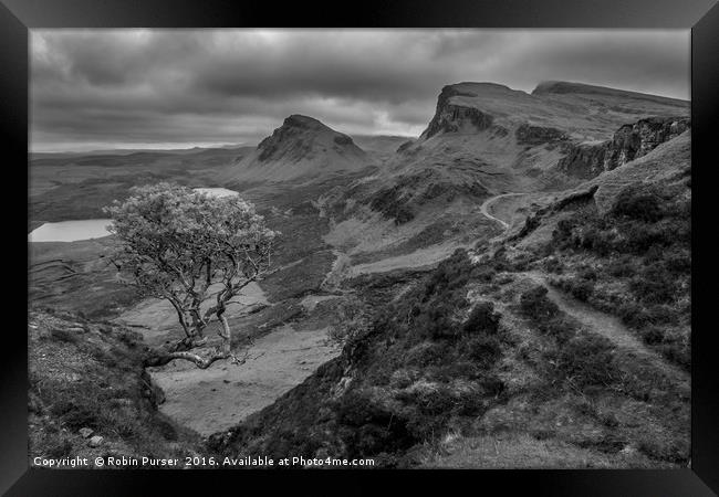 View from the Quiraing, Meall na Suiramach Framed Print by Robin Purser