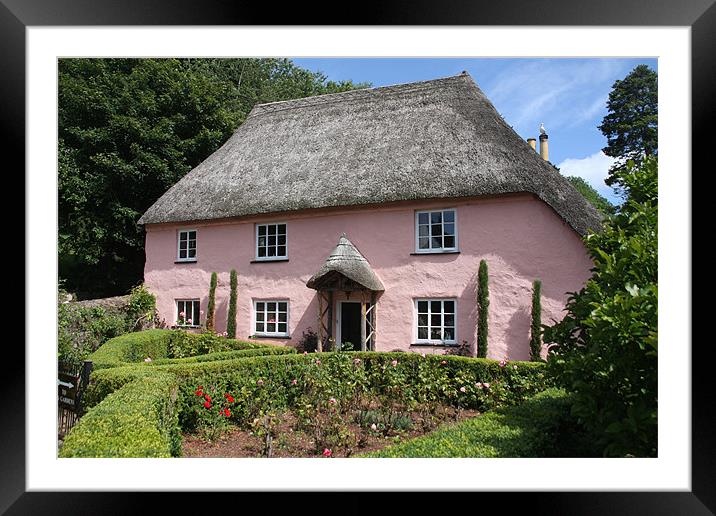 Rose Cottage Framed Mounted Print by Michael Pound
