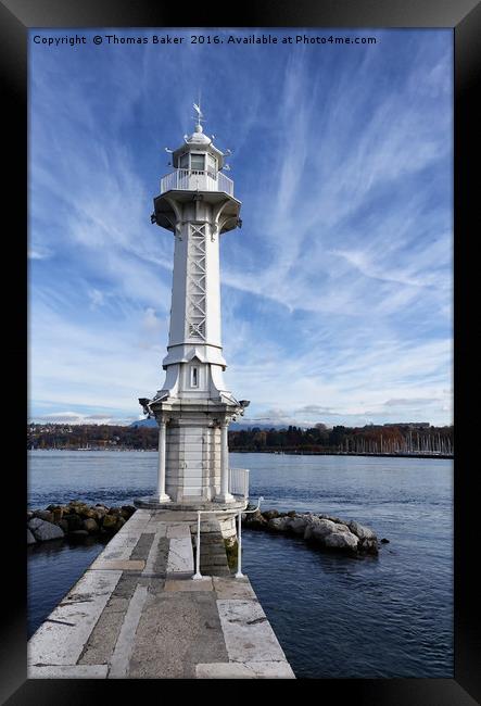 Lighthouse  Framed Print by Thomas Baker