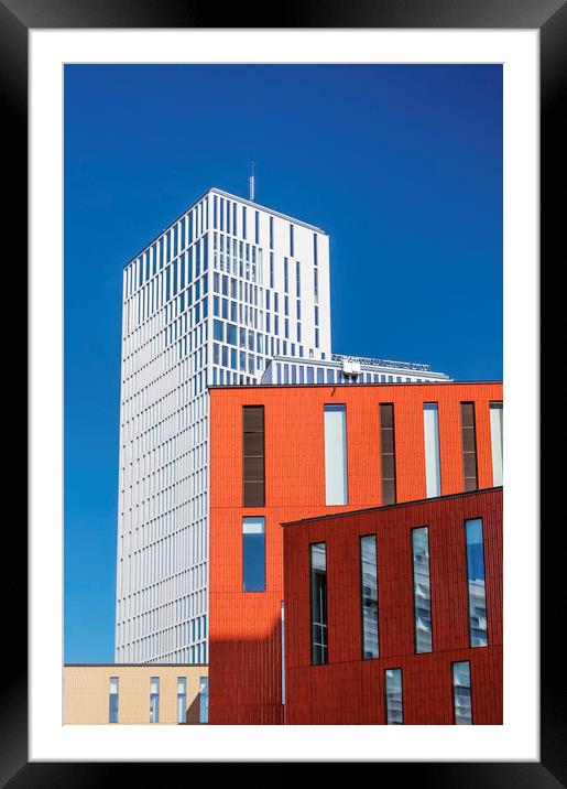 Malmo Live Building Framed Mounted Print by Antony McAulay