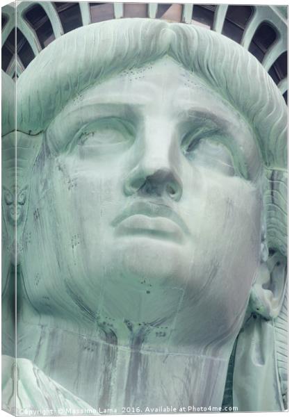 Statue of liberty Canvas Print by Massimo Lama