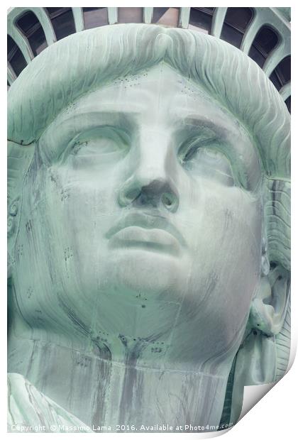 Statue of liberty Print by Massimo Lama