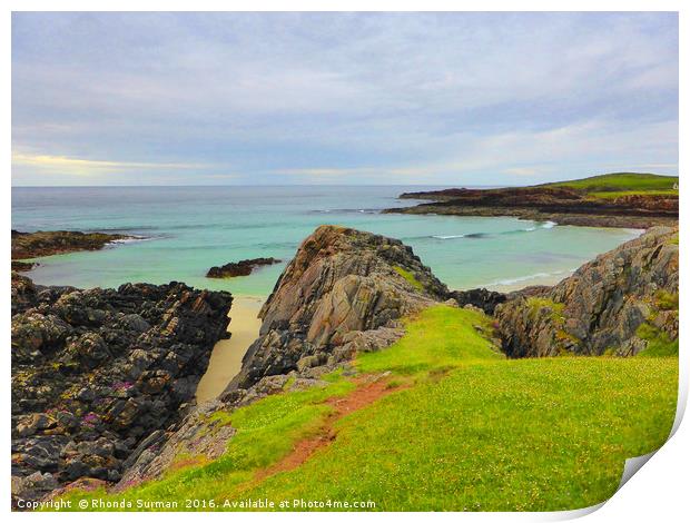 Clachtoll Print by Rhonda Surman