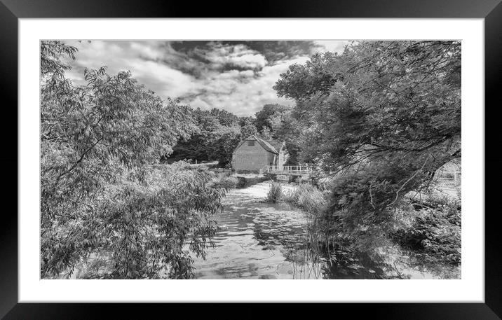 Watermill at Sturminster Newton.  Framed Mounted Print by Mark Godden