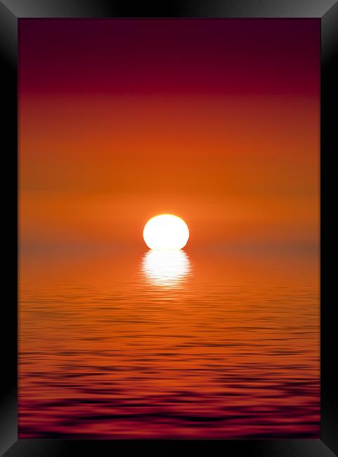 Golden Sunset Framed Print by William AttardMcCarthy