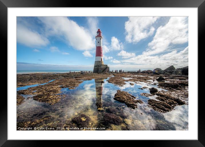 Beachy Head Lighthouse Framed Mounted Print by Colin Evans