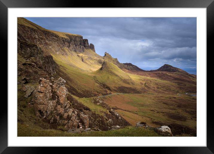The Quiraing  Framed Mounted Print by chris smith