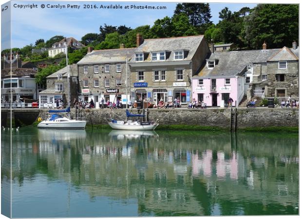 Padstow Canvas Print by Carolyn Petty