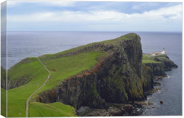 Neist Point Lighthouse Canvas Print by Paul Collis