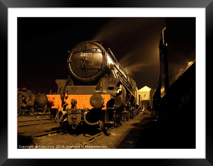 Legend at Home Framed Mounted Print by Colin irwin