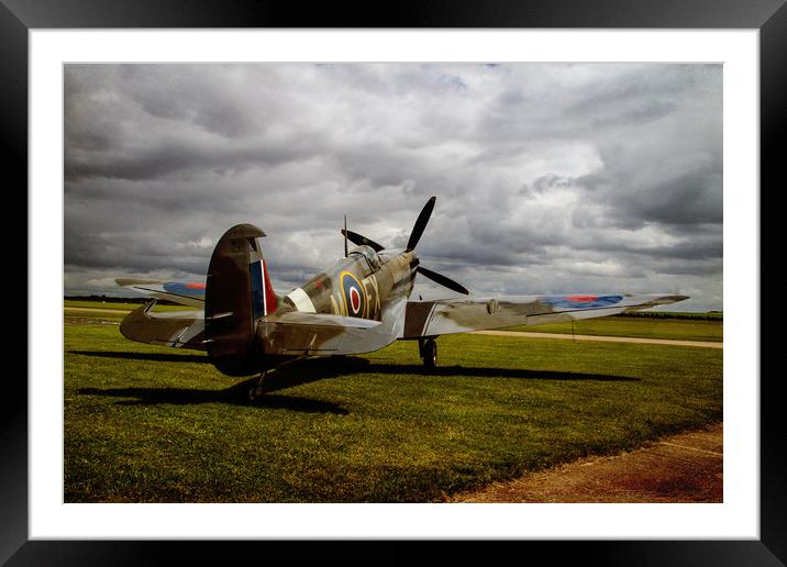 Resting Spitfire Framed Mounted Print by Paul Holman Photography