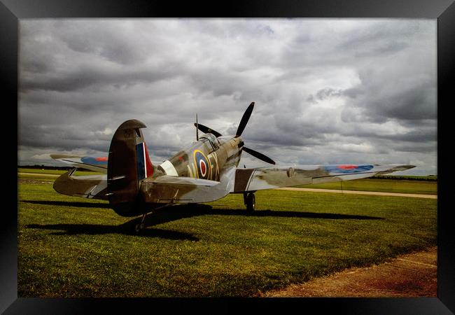 Resting Spitfire Framed Print by Paul Holman Photography