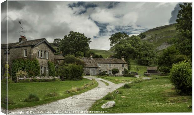Coniston village in the Yorkshire Dales Canvas Print by David Oxtaby  ARPS