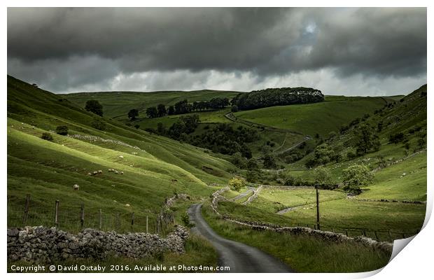 Heading out of Kettlewell Print by David Oxtaby  ARPS
