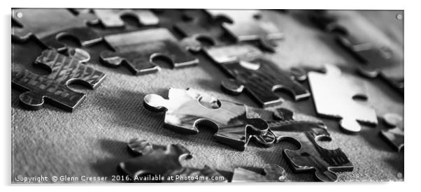 Jigsaw puzzle Acrylic by Glenn Cresser
