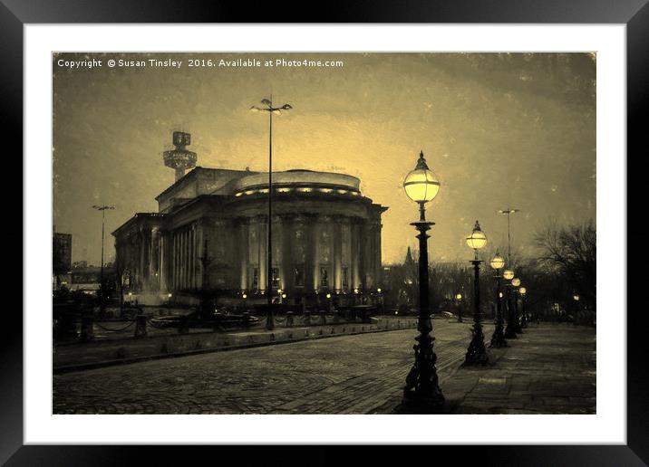 Old Liverpool Framed Mounted Print by Susan Tinsley