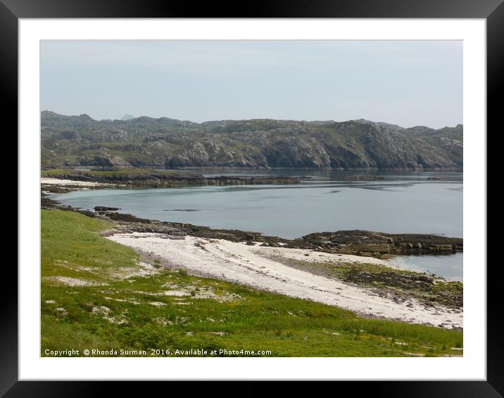 Handa Island Framed Mounted Print by Rhonda Surman