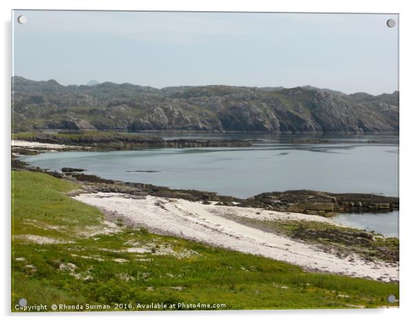 Handa Island Acrylic by Rhonda Surman