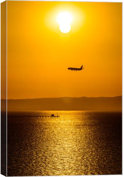 Sunrise Approach Canvas Print by Gareth Burge Photography