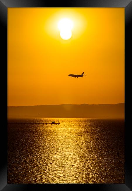 Sunrise Approach Framed Print by Gareth Burge Photography