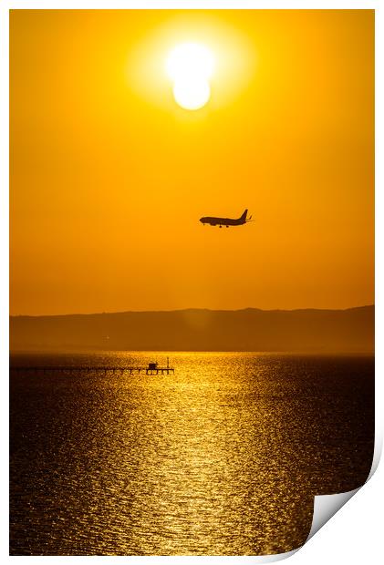 Sunrise Approach Print by Gareth Burge Photography