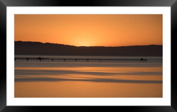 Before the Sun Framed Mounted Print by Gareth Burge Photography