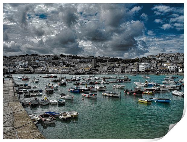 St Ives Cornwall Print by Andy Smith